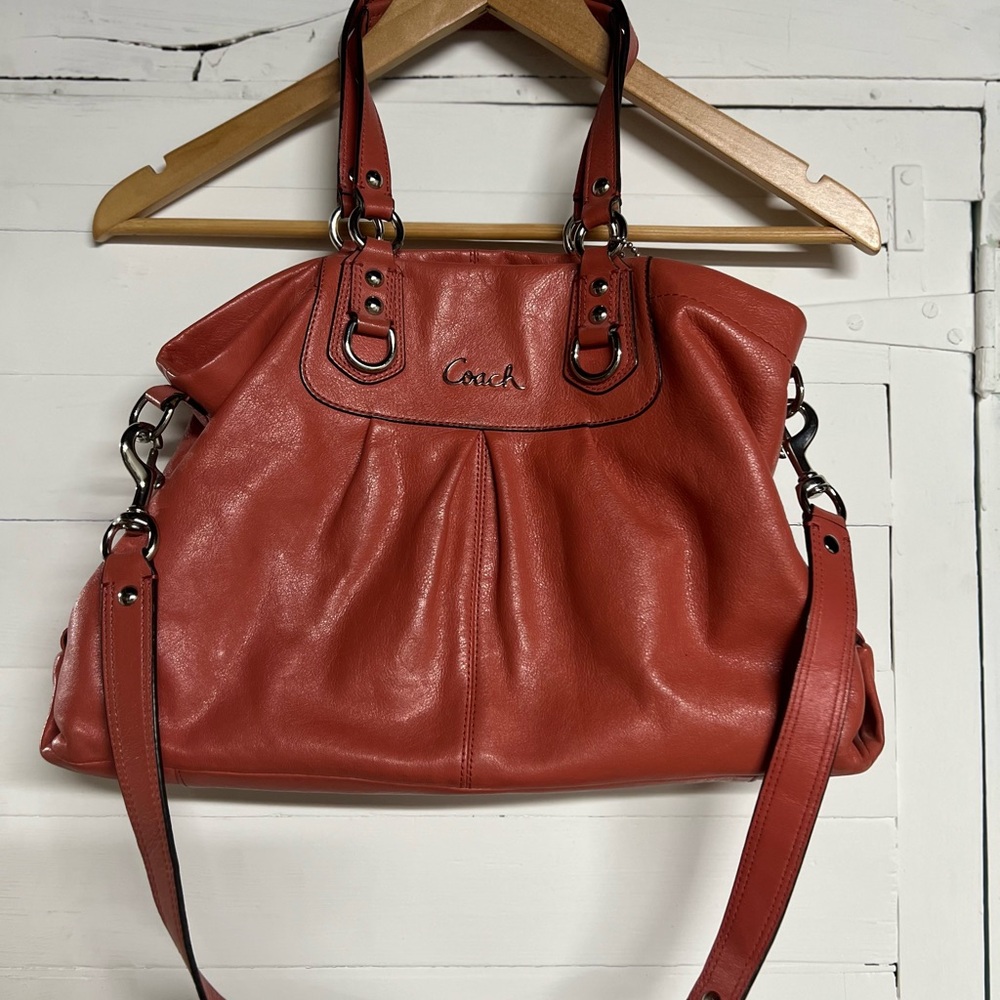 Coach Ashley Leather Satchel